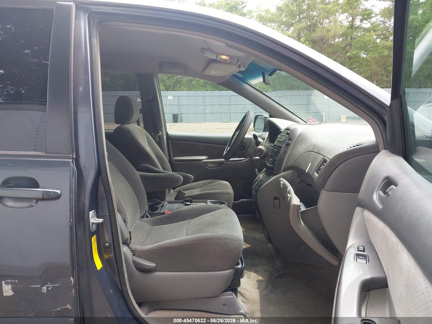 2007 Toyota Sienna VIN 5TDZK23C27S076149 IAAI salvage auction — FRONT & REAR, Clear (New Jersey), sold $650 on 2026-07-22 (photo 5)