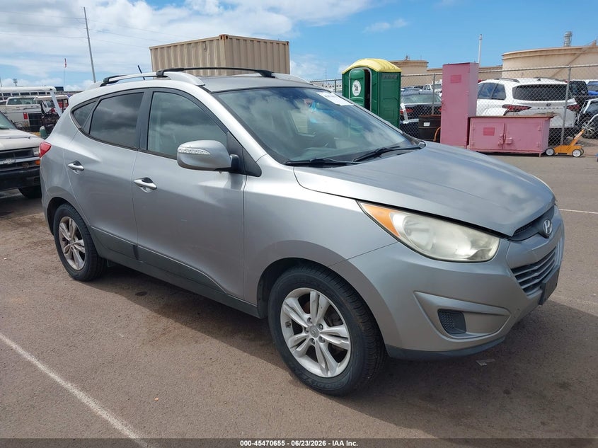 2012 Hyundai Tucson VIN KM8JU3AC1CU455113 IAAI salvage auction — NORMAL WEAR, Clear (Hawaii), sold $750 on 2026-07-28 (photo 1)