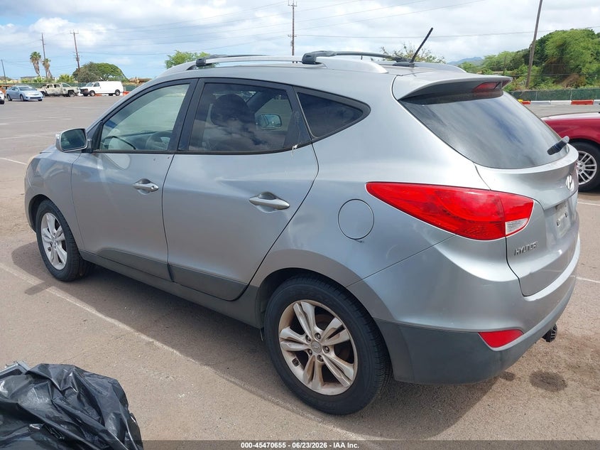 2012 Hyundai Tucson VIN KM8JU3AC1CU455113 IAAI salvage auction — NORMAL WEAR, Clear (Hawaii), sold $750 on 2026-07-28 (photo 3)