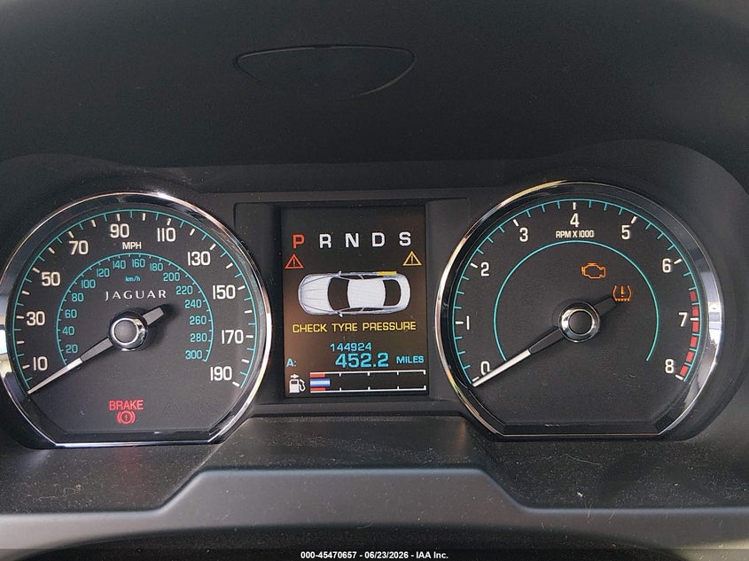 2013 Jaguar Xf VIN SAJWA0E77D8S87925 IAAI salvage auction — NORMAL WEAR, Clear (Nevada), sold $200 on 2026-07-24 (photo 7)