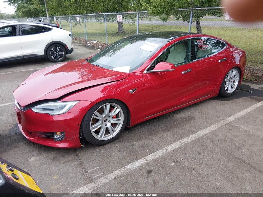 2020 Tesla Model s VIN 5YJSA1E48LF398006 IAAI salvage auction — FRONT END, Salvage (New Jersey), sold $10,700 on 2026-07-24 (photo 2)