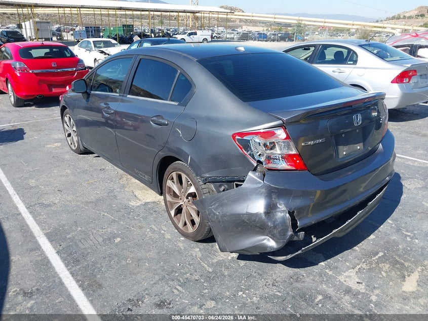 2012 Honda Civic VIN 2HGFB6E55CH701985 IAAI salvage auction — REAR END, Salvage Title, sold $3,400 on 2026-09-02 (photo 3)