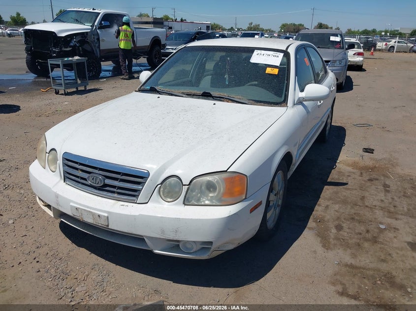 2004 Kia Optima VIN KNAGD128545276000 IAAI salvage auction — NORMAL WEAR, Clear - Dealer Only (California), sold $225 on 2026-07-08 (photo 2)