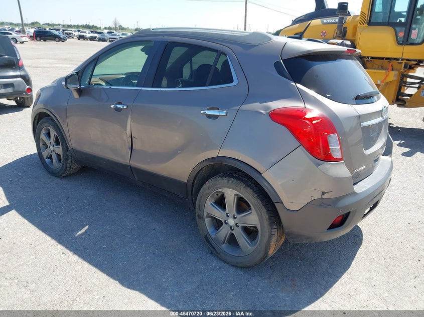 2014 Buick Encore VIN KL4CJDSB9EB654405 IAAI salvage auction — LEFT & RIGHT, Original (Texas), sold $225 on 2026-07-10 (photo 3)