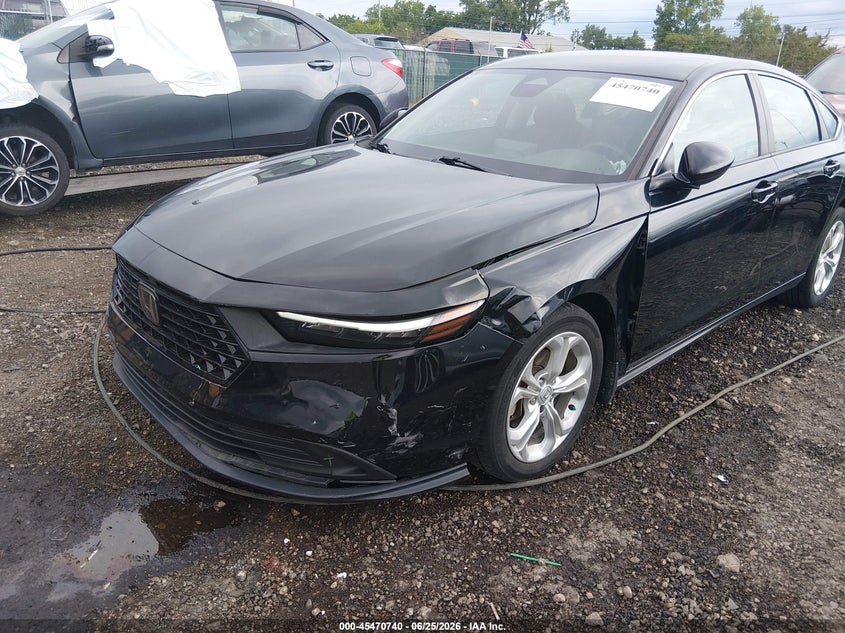 2023 Honda Accord VIN 1HGCY1F25PA033800 IAAI salvage auction — LEFT FRONT, Salvage Title, sold $6,300 on 2026-07-26 (photo 6)