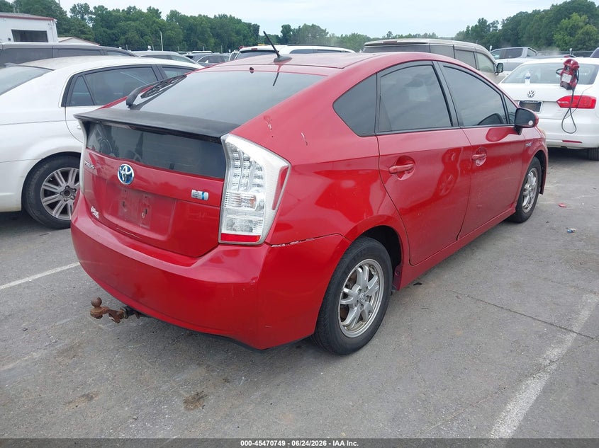 2010 Toyota Prius VIN JTDKN3DUXA1300455 IAAI salvage auction — NORMAL WEAR, Clear-Dealer Only (North Carolina), sold $650 on 2026-07-20 (photo 4)