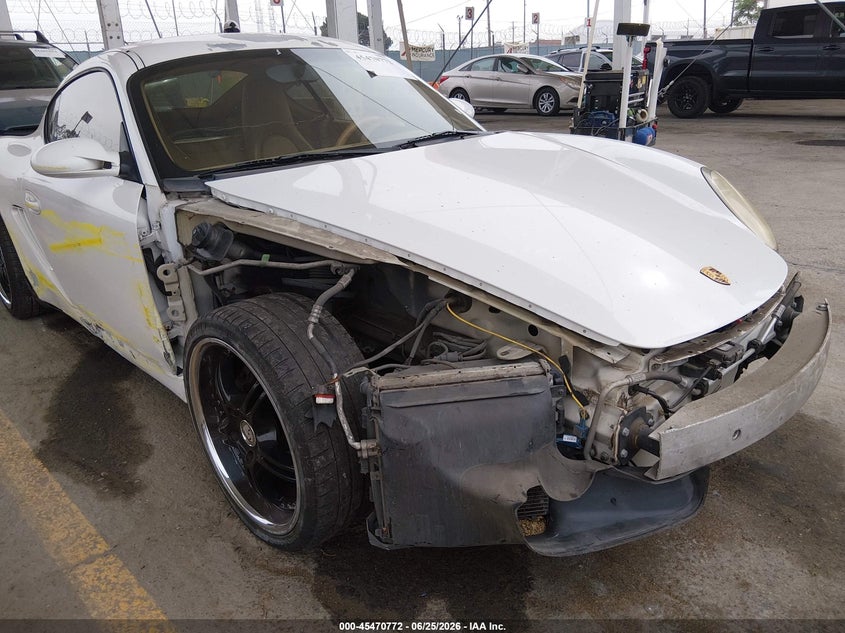 2007 Porsche Cayman VIN WP0AA29807U761085 IAAI salvage auction — RIGHT FRONT, Salvage (California), sold $5,100 on 2026-07-22 (photo 6)