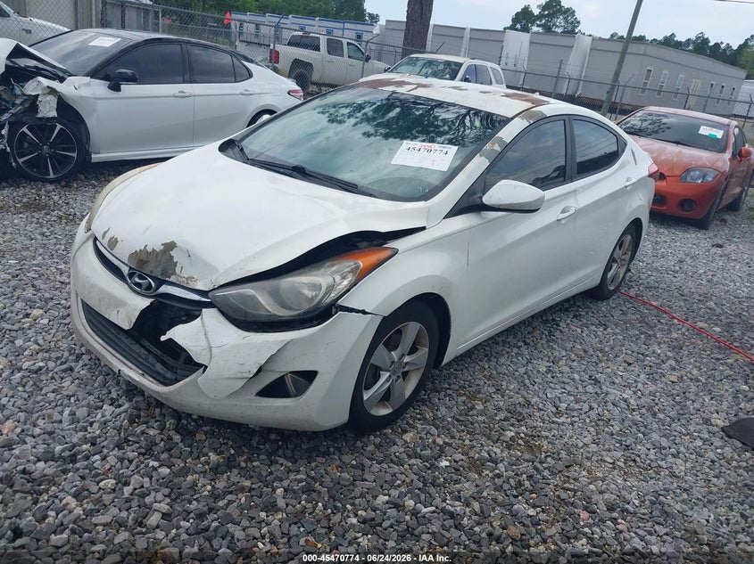 2013 Hyundai Elantra VIN 5NPDH4AE4DH409414 IAAI salvage auction — FRONT END, Salvage (Mississippi), sold $25 on 2026-07-24 (photo 2)