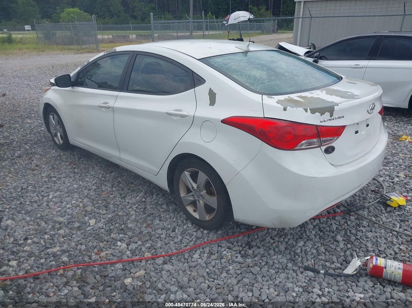 2013 Hyundai Elantra VIN 5NPDH4AE4DH409414 IAAI salvage auction — FRONT END, Salvage (Mississippi), sold $25 on 2026-07-24 (photo 3)