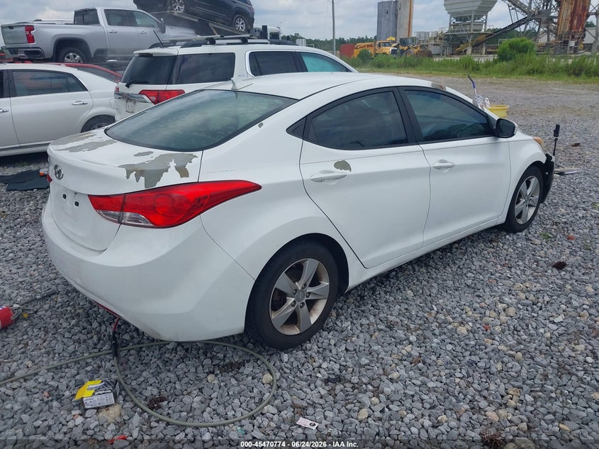 2013 Hyundai Elantra VIN 5NPDH4AE4DH409414 IAAI salvage auction — FRONT END, Salvage (Mississippi), sold $25 on 2026-07-24 (photo 4)