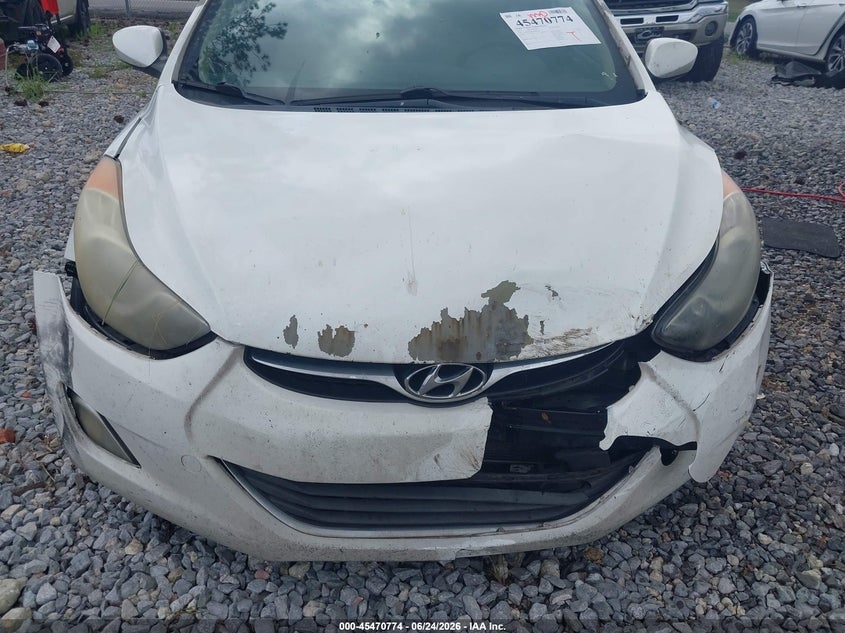 2013 Hyundai Elantra VIN 5NPDH4AE4DH409414 IAAI salvage auction — FRONT END, Salvage (Mississippi), sold $25 on 2026-07-24 (photo 6)