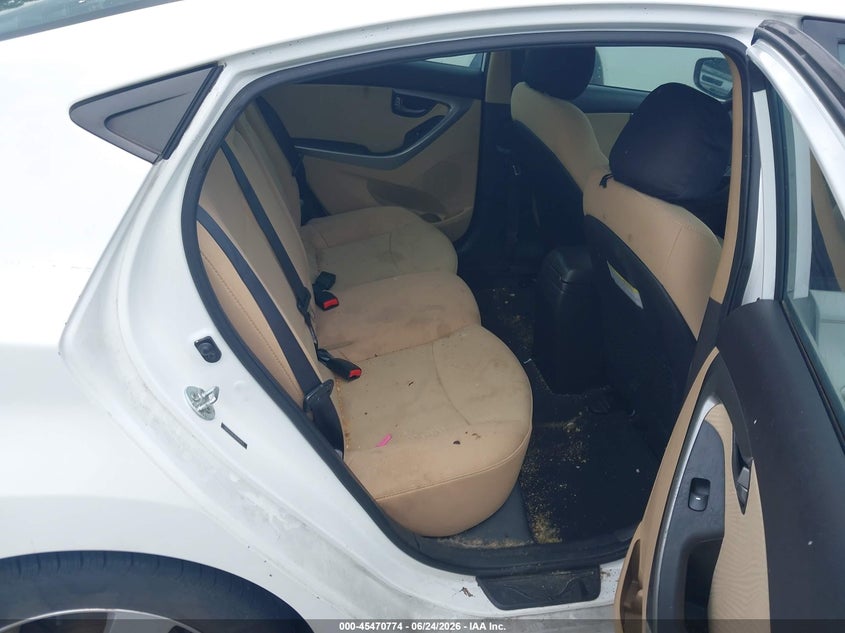 2013 Hyundai Elantra VIN 5NPDH4AE4DH409414 IAAI salvage auction — FRONT END, Salvage (Mississippi), sold $25 on 2026-07-24 (photo 8)