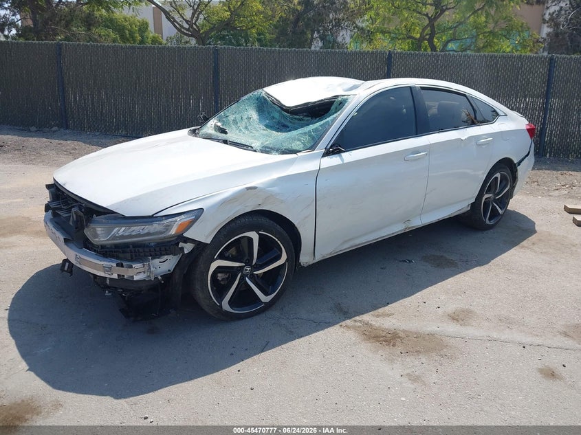 2019 Honda Accord VIN 1HGCV1F33KA013944 IAAI salvage auction — ROLLOVER, Salvage (California), sold $975 on 2026-07-05 (photo 2)