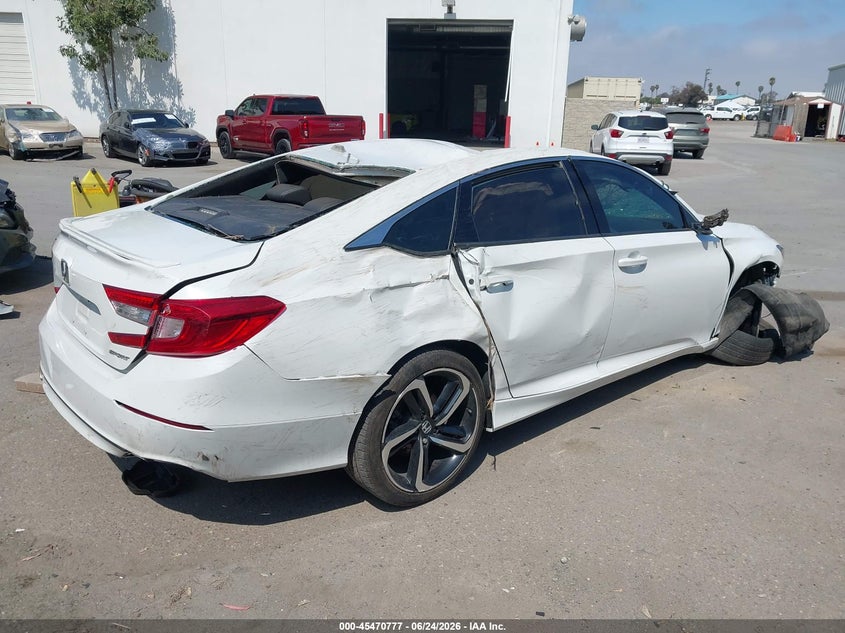 2019 Honda Accord VIN 1HGCV1F33KA013944 IAAI salvage auction — ROLLOVER, Salvage (California), sold $975 on 2026-07-05 (photo 4)