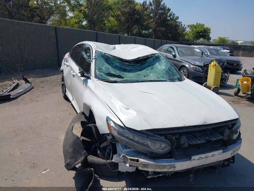 2019 Honda Accord VIN 1HGCV1F33KA013944 IAAI salvage auction — ROLLOVER, Salvage (California), sold $975 on 2026-07-05 (photo 6)