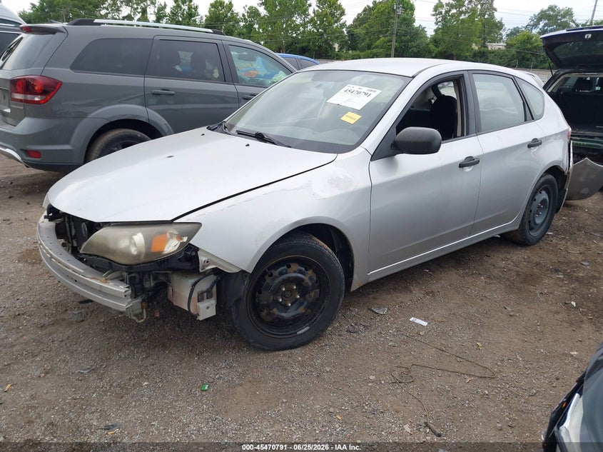 2008 Subaru Impreza VIN JF1GH61688G809171 IAAI salvage auction — FRONT END, Salvage (Ohio), sold $25 on 2026-07-16 (photo 2)