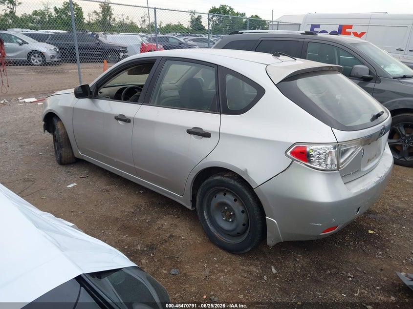 2008 Subaru Impreza VIN JF1GH61688G809171 IAAI salvage auction — FRONT END, Salvage (Ohio), sold $25 on 2026-07-16 (photo 3)
