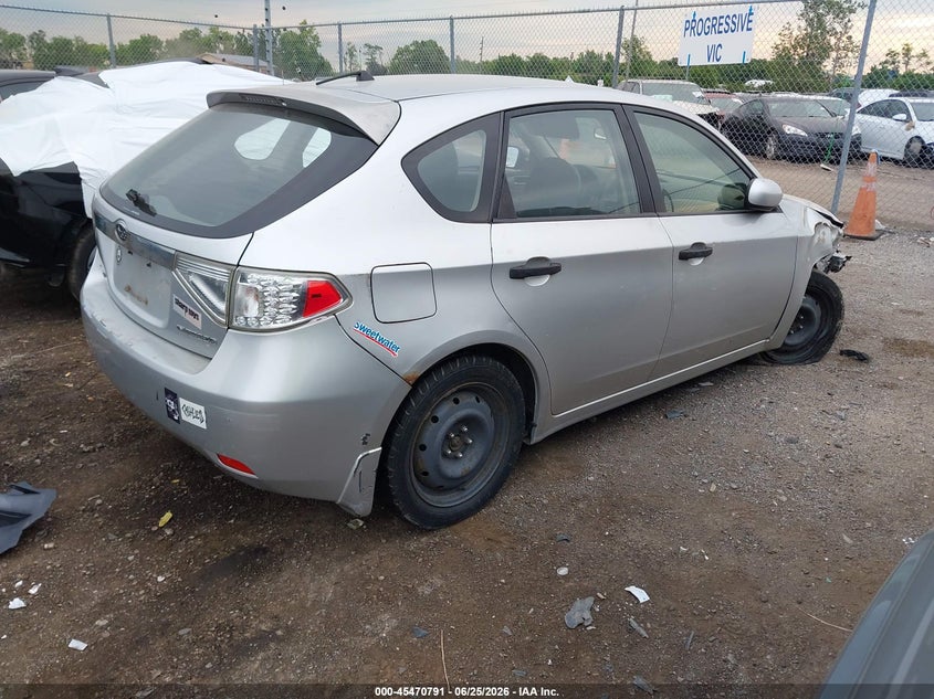 2008 Subaru Impreza VIN JF1GH61688G809171 IAAI salvage auction — FRONT END, Salvage (Ohio), sold $25 on 2026-07-16 (photo 4)
