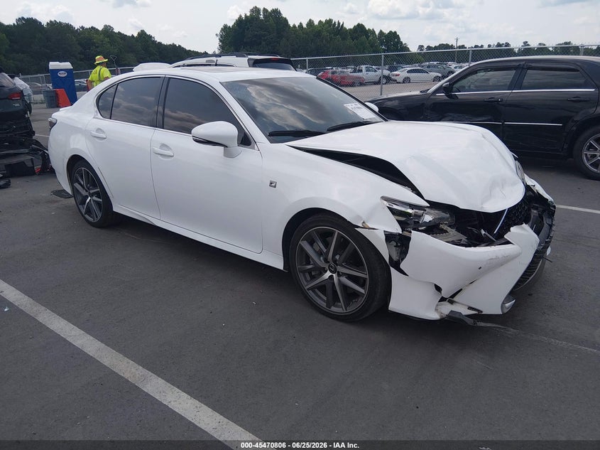 2017 Lexus Gs VIN JTHBZ1BL8HA007987 IAAI salvage auction — FRONT END, Salvage (North Carolina), sold $9,900 on 2026-08-19 (photo 1)