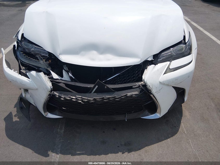 2017 Lexus Gs VIN JTHBZ1BL8HA007987 IAAI salvage auction — FRONT END, Salvage (North Carolina), sold $9,900 on 2026-08-19 (photo 6)