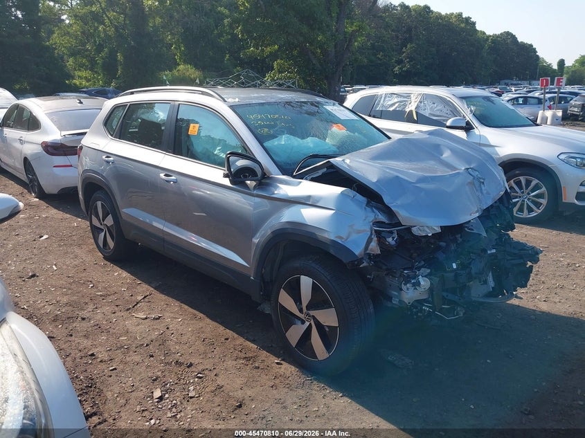 2025 Volkswagen Taos VIN 3VV8C7B29SM006396 IAAI salvage auction — BIOHAZARD/CHEMICAL, Mv-907A (New York), sold $1,650 on 2026-08-13 (photo 1)