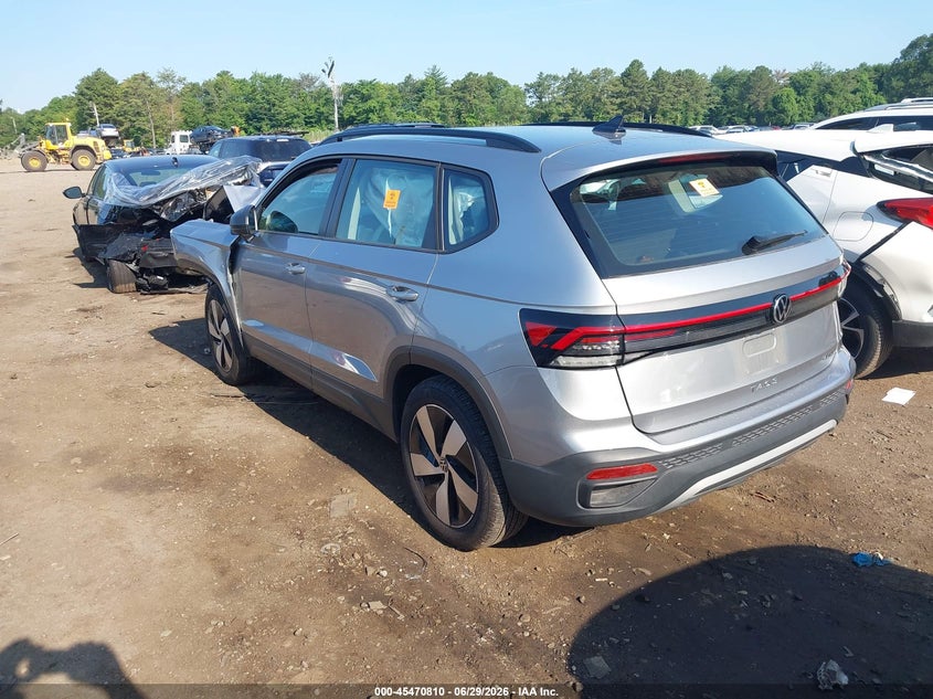 2025 Volkswagen Taos VIN 3VV8C7B29SM006396 IAAI salvage auction — BIOHAZARD/CHEMICAL, Mv-907A (New York), sold $1,650 on 2026-08-13 (photo 3)