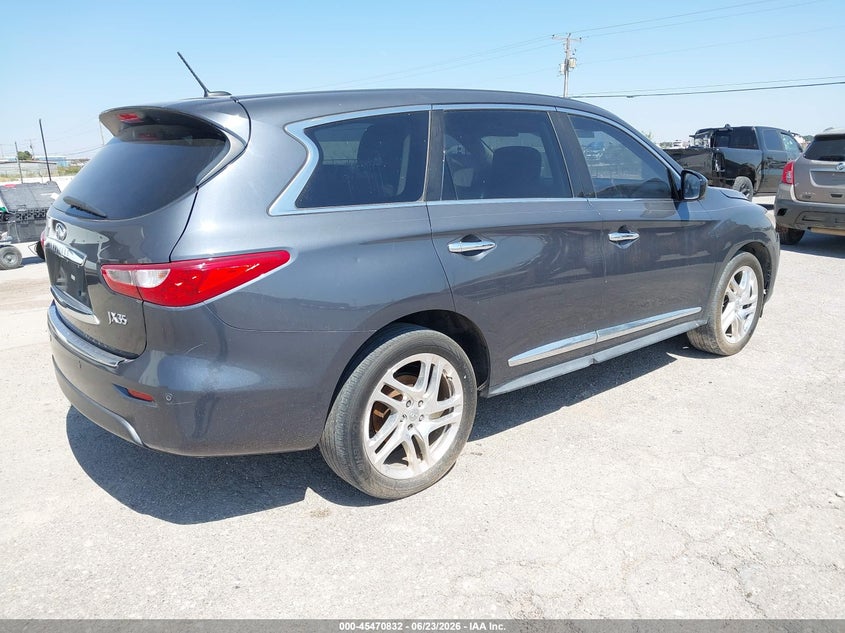 2013 Infiniti Jx VIN 5N1AL0MM2DC314404 IAAI salvage auction — FRONT END, Original (Texas), sold $1,000 on 2026-07-09 (photo 4)