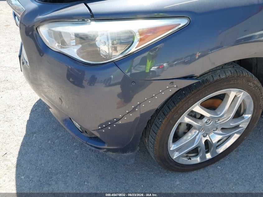 2013 Infiniti Jx VIN 5N1AL0MM2DC314404 IAAI salvage auction — FRONT END, Original (Texas), sold $1,000 on 2026-07-09 (photo 6)