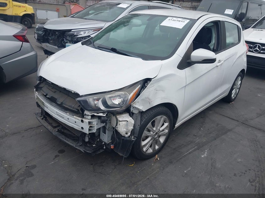 2017 Chevrolet Spark VIN KL8CD6SAXHC811687 IAAI salvage auction — LEFT FRONT, Salvage Certificate (California), sold $25 on 2026-07-22 (photo 2)