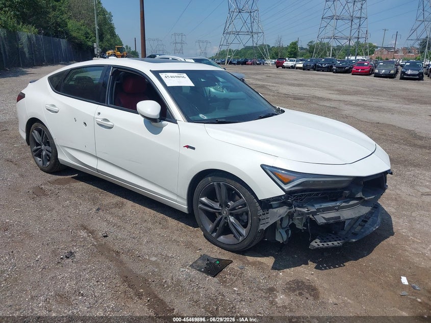 2023 Acura Integra VIN 19UDE4H38PA003923 IAAI salvage auction — FRONT END, Salvage (Pennsylvania), sold $7,200 on 2026-07-30 (photo 1)