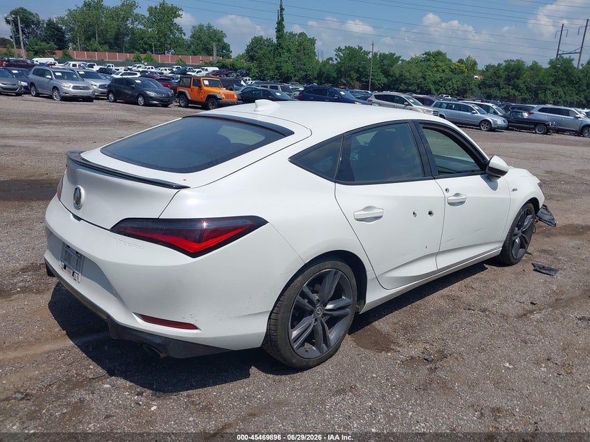 2023 Acura Integra VIN 19UDE4H38PA003923 IAAI salvage auction — FRONT END, Salvage (Pennsylvania), sold $7,200 on 2026-07-30 (photo 4)