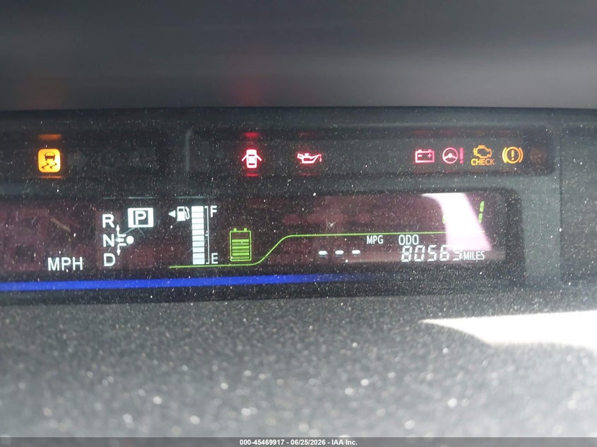 2013 Toyota Prius v VIN JTDZN3EU2D3279123 IAAI salvage auction — RIGHT FRONT, Salvage (North Carolina), sold $2,850 on 2026-07-16 (photo 7)