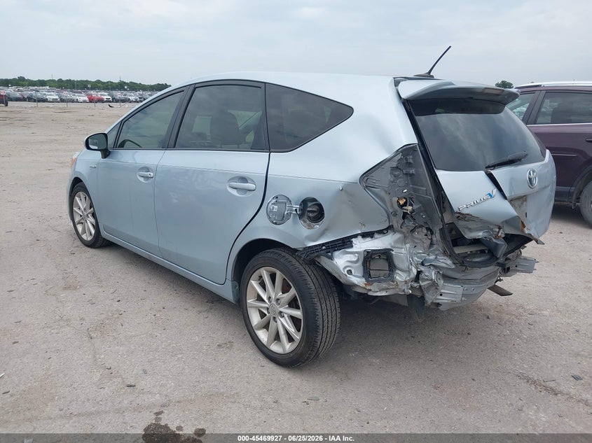 2014 Toyota Prius v VIN JTDZN3EU2E3316642 IAAI salvage auction — NORMAL WEAR, Clear (Montana), sold $25 on 2026-07-21 (photo 3)