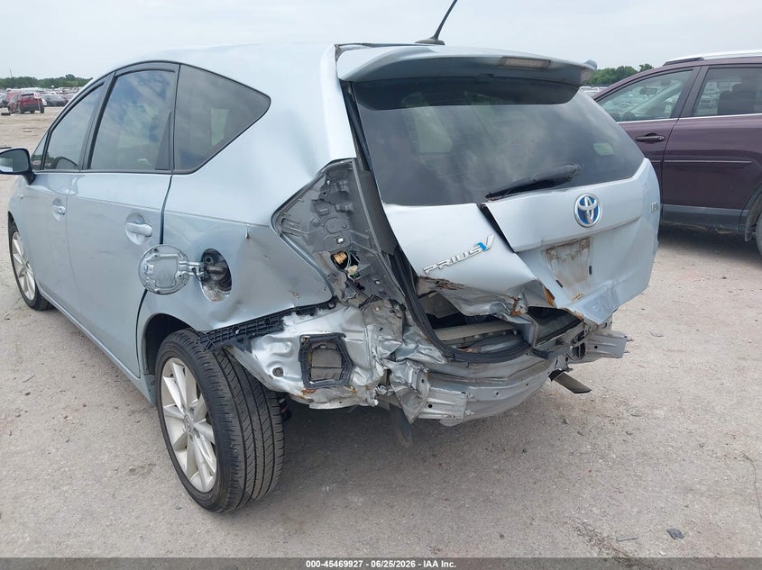 2014 Toyota Prius v VIN JTDZN3EU2E3316642 IAAI salvage auction — NORMAL WEAR, Clear (Montana), sold $25 on 2026-07-21 (photo 6)