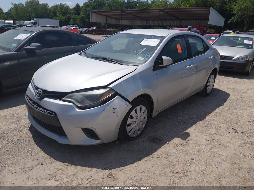 2016 Toyota Corolla VIN 5YFBURHE0GP409892 IAAI salvage auction — NORMAL WEAR, Original (Texas), sold $3,150 on 2026-07-13 (photo 2)