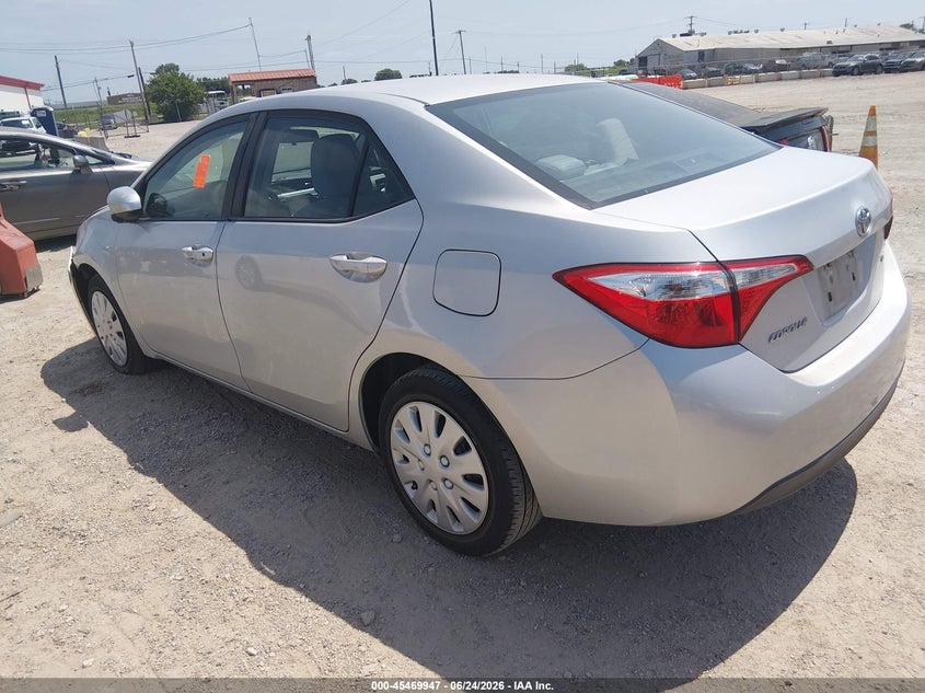 2016 Toyota Corolla VIN 5YFBURHE0GP409892 IAAI salvage auction — NORMAL WEAR, Original (Texas), sold $3,150 on 2026-07-13 (photo 3)