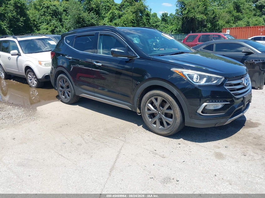 2018 Hyundai Santa fe VIN 5XYZWDLA0JG505565 IAAI salvage auction — NORMAL WEAR, Clear (Maryland), sold $125 on 2026-07-23 (photo 1)