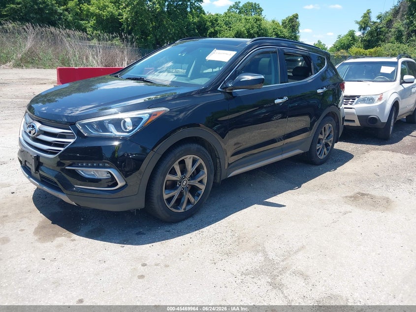 2018 Hyundai Santa fe VIN 5XYZWDLA0JG505565 IAAI salvage auction — NORMAL WEAR, Clear (Maryland), sold $125 on 2026-07-23 (photo 2)