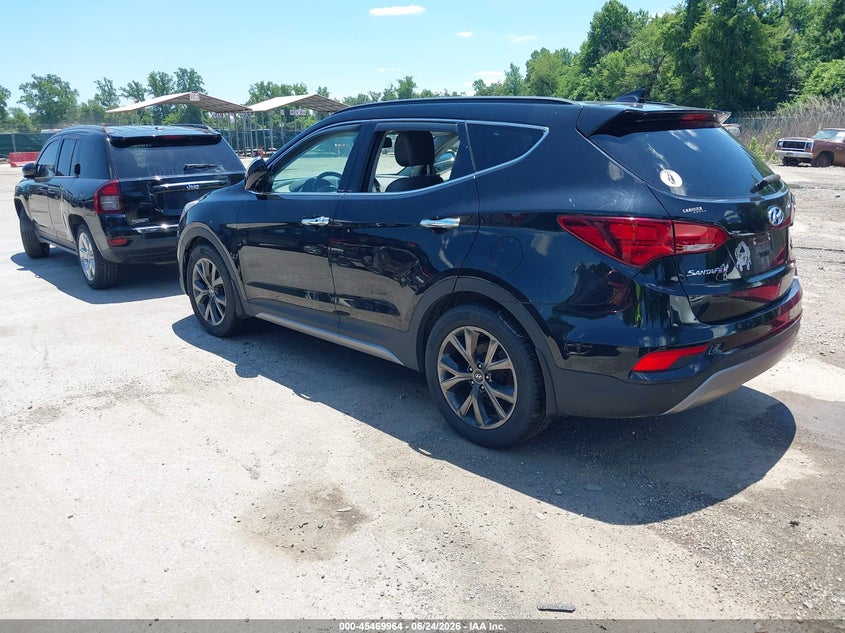 2018 Hyundai Santa fe VIN 5XYZWDLA0JG505565 IAAI salvage auction — NORMAL WEAR, Clear (Maryland), sold $125 on 2026-07-23 (photo 3)