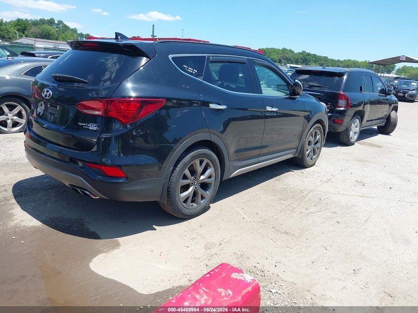 2018 Hyundai Santa fe VIN 5XYZWDLA0JG505565 IAAI salvage auction — NORMAL WEAR, Clear (Maryland), sold $125 on 2026-07-23 (photo 4)