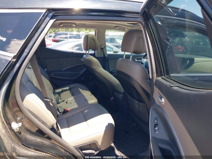2018 Hyundai Santa fe VIN 5XYZWDLA0JG505565 IAAI salvage auction — NORMAL WEAR, Clear (Maryland), sold $125 on 2026-07-23 (photo 8)