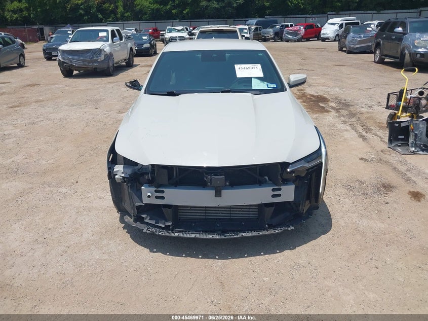 2023 Cadillac Ct4-v VIN 1G6DD5RL9P0100045 IAAI salvage auction — FRONT END, Salvage (Texas), sold $13,900 on 2026-08-20 (photo 6)