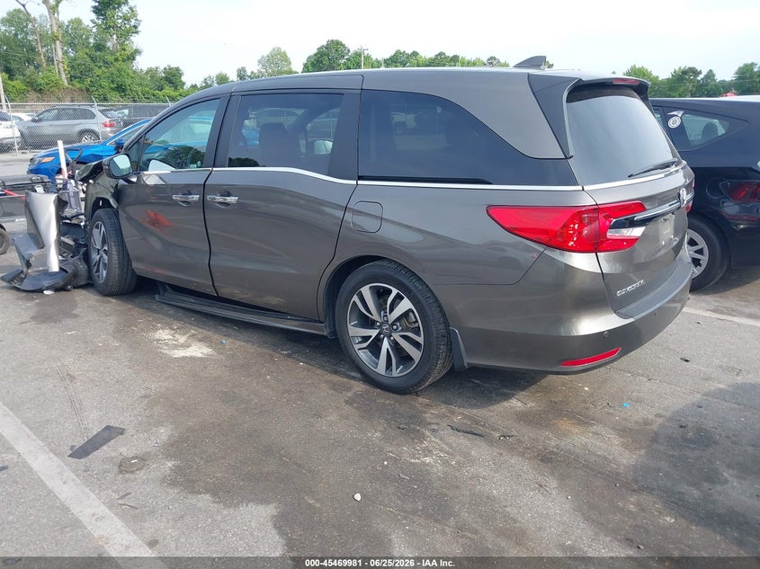 2022 Honda Odyssey VIN 5FNRL6H82NB038446 IAAI salvage auction — FRONT END, Salvage (North Carolina), sold $7,600 on 2026-07-30 (photo 3)