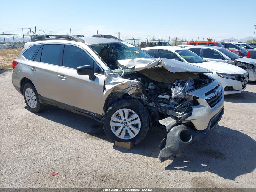 2019 Subaru Outback VIN 4S4BSABC2K3237277 IAAI salvage auction — SIDE, Salvage Title, sold $450 on 2026-07-09 (photo 1)