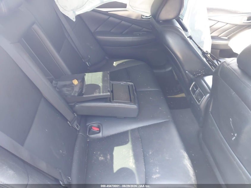 2015 Infiniti Q50 VIN JN1BV7ARXFM401236 IAAI salvage auction — FRONT & REAR, Mv-907A (New York), sold $425 on 2026-07-21 (photo 8)