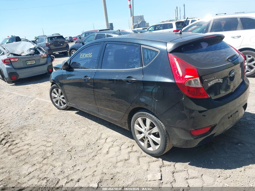 2012 Hyundai Accent VIN KMHCU5AE1CU029184 IAAI salvage auction — NORMAL WEAR, Clear (Indiana), sold $400 on 2026-07-29 (photo 3)