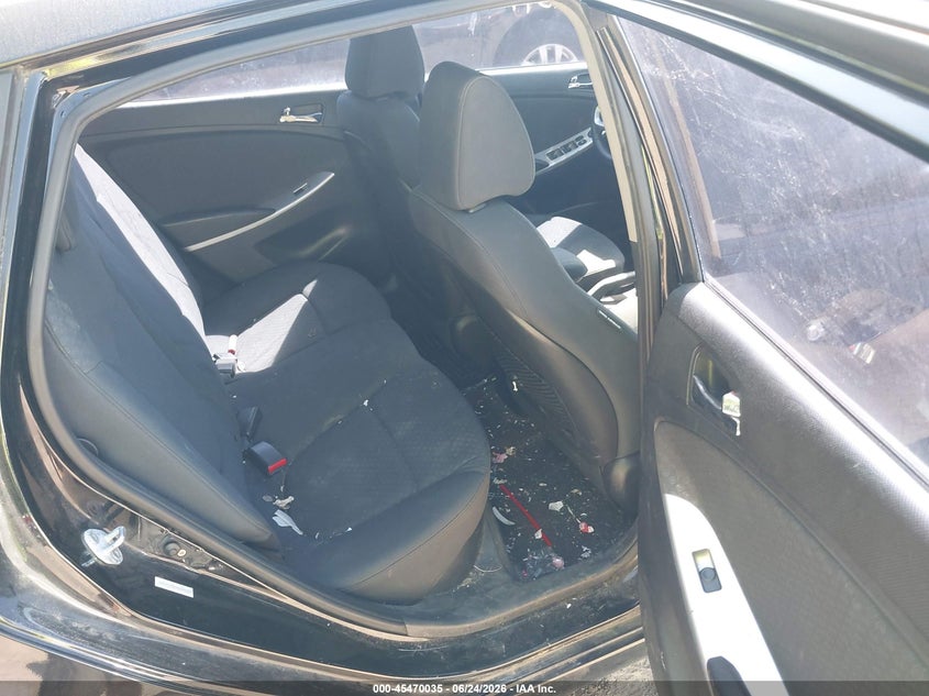 2012 Hyundai Accent VIN KMHCU5AE1CU029184 IAAI salvage auction — NORMAL WEAR, Clear (Indiana), sold $400 on 2026-07-29 (photo 8)