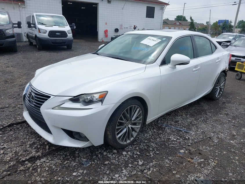 2014 Lexus Is VIN JTHBF1D28E5040103 IAAI salvage auction — LEFT REAR, Salvage (Florida), sold $2,450 on 2026-07-08 (photo 2)