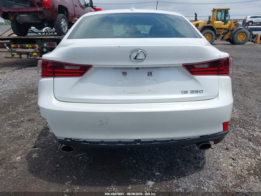 2014 Lexus Is VIN JTHBF1D28E5040103 IAAI salvage auction — LEFT REAR, Salvage (Florida), sold $2,450 on 2026-07-08 (photo 6)