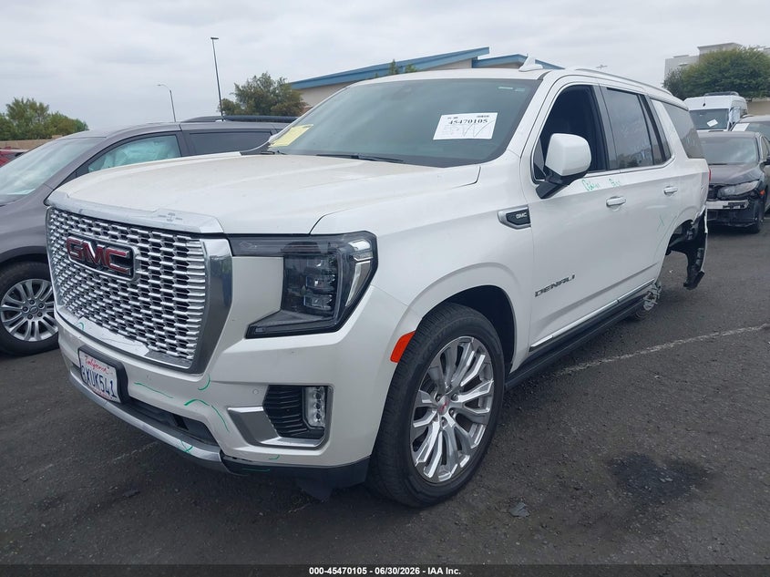 2021 Gmc Yukon VIN 1GKS2DKL8MR134441 IAAI salvage auction — LEFT REAR, Salvage Certificate (California), sold $23,100 on 2026-07-10 (photo 2)